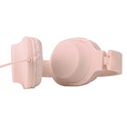 Basic Tech Écouteurs pliable sur l'oreille avec fil - Rose-Prise casque 3,5mm