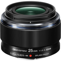 OM SYSTEM - Objectif M.Zuiko Digital 25mm f/1.8 II-F1.8 Performances en basse lumière et magnifique bokeh d’arrière-plan