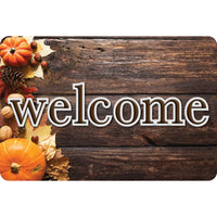 Ashley Productions - The Original Fun Mat - Tapis de Bienvenue - 15 -5" x 23 -5" - Bienvenue aux Noix de la Récolte-Mesure et design : Le tapis de bienvenue Harvest Nuts mesure 15,5 po x 23,5 po.