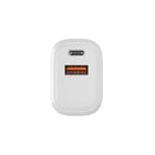 Evry - Chargeur mural 20 W USB-A et USB-C - Blanc-2,4 po L x 1,2 po l x 1,7 po H