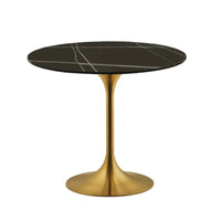 Plata Import - Silver Import Table de salle à manger 32" Abstrac Urban-Fabriqué en pierre frittée