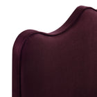 Modway - Athena Velours de performance résistant aux taches Tête de lit King Size, Mûrier-7