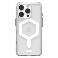 UAG - Coque Plyo robuste avec MagSafe pour iPhone 16 Pro - Blanc glacé-Mise à jour du design pour améliorer la protection anti-jaunissement
