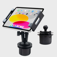 Mighty Mount - Support robuste pour tablette/iPad - Support porte-gobelet-Compatibilité des appareils : convient aux tablettes de 7" à 18,4" (largeur de 6,25" à 11,5"), y compris l'iPad Pro, les Galaxy Tabs, la Surface Pro et la Nintendo Switch