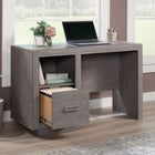 Sauder - La Collection Hayes Garden Bureau - Finition Ashen Oak-Finition sur toutes les faces pour un placement polyvalent dans la pièce