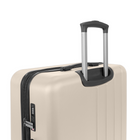 Bugatti - Bordeaux valise rigide à roulettes pivotantes – 30 po – Beige-Serrure à combinaison intégrée, approuvée par la TSA, pour une sécurité accrue