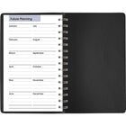 AT-A-GLANCE - Cahier de rendez-vous quotidien 2026 - 8 po H x 4 7/8 po l - noir - anglais-Rendez-vous aux 15 minutes, 7 h 00 à 19 h 45