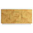 Modway - Abel 59 pouces Burl Wood Buffet de buffet TV, Burl blanc blanchi-9