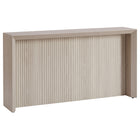 Hudson&Canal - Console Piedmont 56" de largeur - Blanc aulne-Un design contemporain moderne pour votre entrée, votre salon, votre bureau et plus encore
