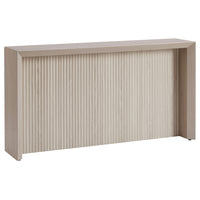 Hudson&Canal - Console Piedmont 56" de largeur - Blanc aulne-Un design contemporain moderne pour votre entrée, votre salon, votre bureau et plus encore