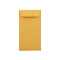 Jam Paper - Enveloppes recyclées n° 7 Coin Business, 3 1/2 po H x 6 1/2 po l, Kraft brun, Paquet de 25-Couleur : Enveloppe à pièces de monnaie en papier kraft marron de Manille