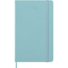 Moleskine - 2026 Agenda semainier Classic 12-mois à couverture rigide - 5 po x 8.25 po - Aquamarine-Daté de janvier à décembre 2026