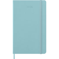 Moleskine - 2026 Agenda semainier Classic 12-mois à couverture rigide - 5 po x 8.25 po - Aquamarine-Daté de janvier à décembre 2026