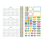Blueline - Agenda Scolaire Hebdomadaire/Mensuel 13 Mois De Juillet À Juillet - 8 po H x 5 po l - Motif Splash - Anglais-Section mots de passe