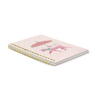 Studio Oh! - Cahier à spirale de format moyen - 5-3/4 po x 8-3/4 po - Ligné - 80 feuilles - Défilé de léopards-Les pages s’ouvrent complètement à plat