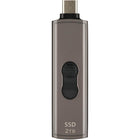 Transcend - SSD portable USB-C ESD330C - 2 To - Brun-Le SSD portable ESD330C de Transcend offre un taux de transfert ultra-rapide de 10 Gbit/s et la technologie de cache SLC de pointe, offrant des vitesses R/W fulgurantes allant jusqu’à 1050/950 Mo/s.