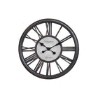 Monarch Specialties - Horloge - 18 po Rond - Horloge Murale - Noir Antique - Transitionnel-Une horloge murale ronde de 18 pouces au design transitionnel avec de subtiles touches vintage pour votre décoration intérieure