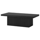 Hudson&Canal - Table basse rectangulaire Torren 48" L - Grain noir-Le plateau de table a une capacité de poids de 75 lb
