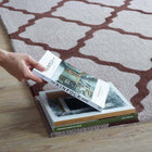 Modway - Marja Treillis marocain Tapis de comédie 8 pi l x 10 pi L - Brun et Gris-Protéger les planchers de la circulation ou des meubles