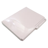 Staples - Chemises à rabat demi-coupe - Format lettre - Rose clair- Lot de 50-taille des lettres