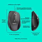 Logitech Souris sans fil Marathon M705 - noir-Configuration requise : Windows 10, 11 or later, macOS 10.5 or later