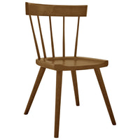 Modway - Sutter Fauteuil d’appoint de salle à manger - Noyer-Chaise à manger moderne de ferme