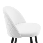Modway - Cordial Tissu Tabourets de bar - Blanc - Ensemble de 2-9