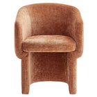 Modway - Verity Barrel Back Chenille Fauteuil à manger - Rouille-9