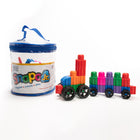 Snapo Jr. - Kit de construction avancé avec blocs de construction - 80 pièces-Tous les blocs Snapo sont sans BPA, non magnétiques, lavables et testés pour la sécurité