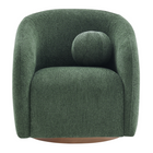 Modway - Holland Pivot Tissu chenille Fauteuil - Rose-Arrivée entièrement assemblée