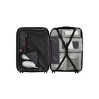 Swiss Mobility - PVG 25.50" Valise rigide à roulettes - Alabaster-Intérieur doublé avec panneau de séparation, poche en filet et sangles de serrage