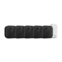 Amazon - Blink Outdoor 4 - 5 caméras avec module de synchronisation Core-Outdoor 4 est notre caméra de sécurité intelligente sans fil la plus abordable à ce jour, offrant jusqu'à deux ans d'autonomie pour une tranquillité d'esprit 24h/24. Le stockage local n'est pas inclus avec le module de synchronisation Core.