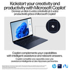 HP - Ordinateur portable OmniBook 14 po à écran tactile Copilot+ PC- Intel Ultra 7 258V - SSD 2 To - RAM 32 Go - Windows 11 Famille-Exploitez tout le potentiel de votre PC IA grâce à la nouvelle application HP AI Companion. Améliorez vos tâches quotidiennes grâce à un ensemble d’outils et de solutions d’IA qui peuvent augmenter votre productivité et vous permettre de fonctionner au mieux