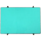Verre Trempé Vistex Glacier 24 X 36 po Tableau blanc, sarcelle clair-Le tableau magnétique à effacement sec double usage en verre trempé avec une surface d'écriture durable ne tache pas et ne laisse aucune trace dans des conditions normales d'utilisation. Aimant de forte puissance requis.