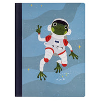 Pep Rally - Cahier de composition - 9,75 po H x 7,5 po l - Voyage Spatial-80 feuilles à lignes larges avec du papier offset blanc de 55 g