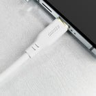Amaze - Câble 4 pieds USB-A vers Lightning - blanc-Design sans nœuds : Ne s’emmêle pas