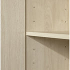 South Shore - Liora - Bibliothèque 4 portes et rangement ouvert modulaire- Chêne blanchi-Poids de l'item: 98 lb