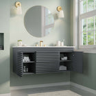Modway - Render Fixation murale de 48" Vanette de salle de bain - Gris blanc-Tiroirs à extension complète
