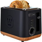 Westinghouse - Grille-pain 2 tranches-Fentes larges qui accueillent tout, du pain tranché standard aux bagels épais et plus