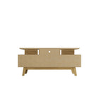 Manhattan Comfort - Meuble TV Yonkers 62,99 po style Mid-Century Modern - Noir et Cannelle-14,76 po L x 62,99 po l x 25,79 po H