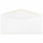 Jam Paper - Enveloppes commerciales n° 10, 4 1/8 po H x 9 1/2 po l, Blanches, Paquet de 100- Fabriquées à partir de papier de 24 lb, ces enveloppes blanches et nettes sont dotées d'un rabat droit avec fermeture à gomme