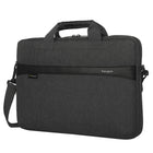 Targus - GeoLite EcoSmart 15-16 po Essential Slim Brief Topload - Charbon-Profil mince avec tissu résistant à l'eau
