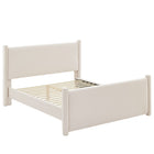 Modway - Rael Performance Velvet Lit de plateforme complet, Alabaste-Sellerie en velours Performance résistante aux taches