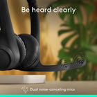 Logitech - Zone 300 casque Bluetooth sans fil avec microphone anti-parasite -Graphite-Audio exceptionnel: les transducteurs audio dynamiques de 30 mm intégrés possèdent des diagrammes de diaphragme personnalisés et réglés avec précision pour offrir un son cristallin pour les appels ainsi que d’autres options d’écoute