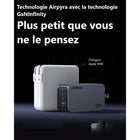 UGREEN - Chargeur Nexode Pro 100 W 3 ports GaN USB-C/USB-A-Technologie GaNInfinity : Construit avec la toute dernière technologie GaN, ce chargeur offre une recharge plus rapide et plus puissante tout en générant moins de chaleur. Son design compact et léger le rend facile à transporter sans sacrifier les performances.