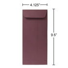 JAM Paper Enveloppes commerciales nº 10 (4,13 x 9,5 po), bourgogne, paquet de 500-4