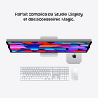 Apple - Mac mini - M6 - 12 coeurs - 256 Go SSD - 16 Go de mémoire unifiée - Argent-Avec son format ultracompact, Mac mini est assez petit pour être placé sous un moniteur ou n’importe où ailleurs dans votre espace