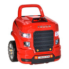 Qaba - Jouet de jeu pour enfants : moteur de camion mécanique - Rouge-Total de 61 pièces, y compris 28 vis, 4 vis de rotation, 4 outils, 1 télécommande, 23 assemblages, 1 autocollants 