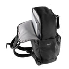 Seven Days - Sac à Dos Pour Ordinateur Portable Jusqu'à 15.6 po avec RFID - Noir-Accents en cuir végétal noir et accessoires noirs