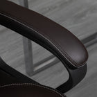 Vinsetto - Fauteuil de bureau exécutif à haut dossier avec massage à vibrations 6 points - brun-Matériaux : Cuir PU, PP, Mousse, Nylon